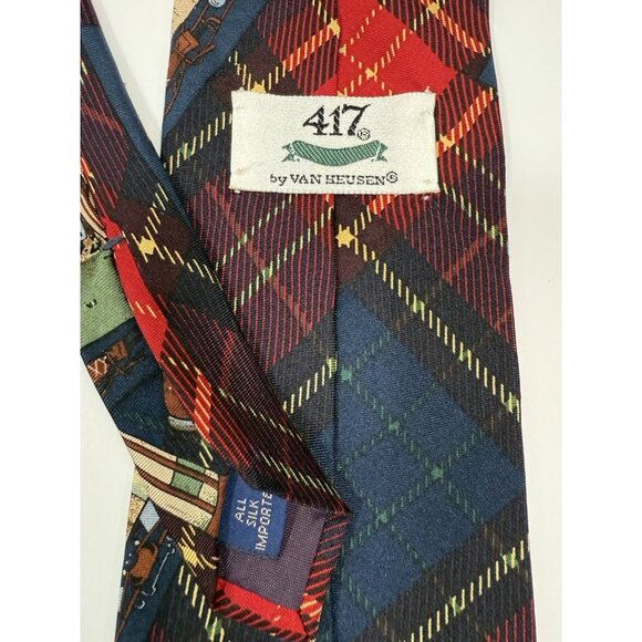 Vintage Silk Neckties Mens Golf Theme Variety Brands Patterns Prints Lot Of 5 - Picture 11 of 11